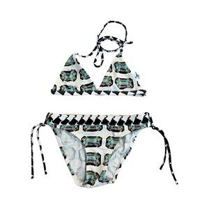 Aguaclara Girls Bikini 2 Piece Swimsuit Size 4